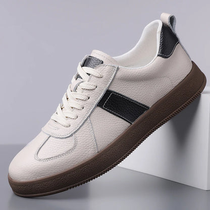 New Arrival Mens Casual Shoes Versatile Leather Man Tenis Masculino Outdoor Male Skateboard Footwear Handmade Male Walking Shoes
