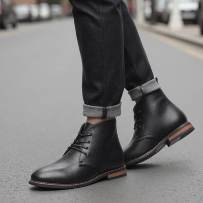 Boots Men Comfortable Brand Fashion 2025 Ankle Boots #Kd587