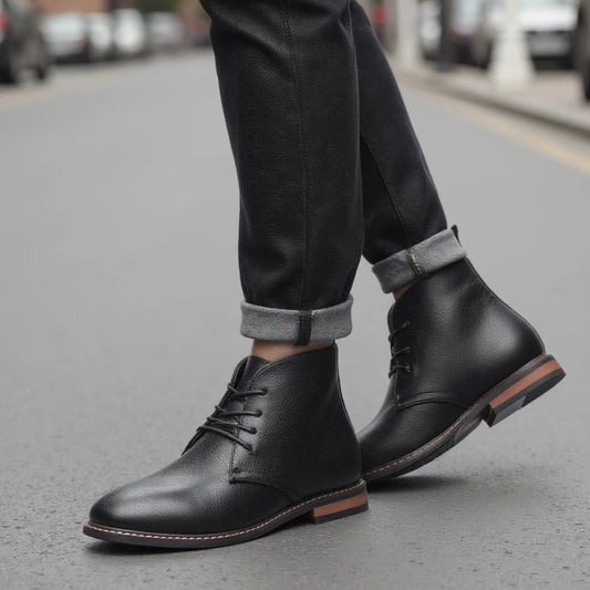 Boots Men Comfortable Brand Fashion 2025 Ankle Boots #Kd587