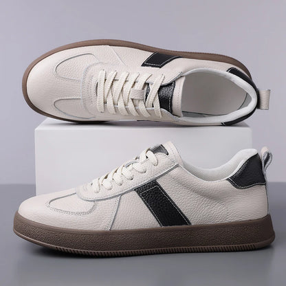 New Arrival Mens Casual Shoes Versatile Leather Man Tenis Masculino Outdoor Male Skateboard Footwear Handmade Male Walking Shoes