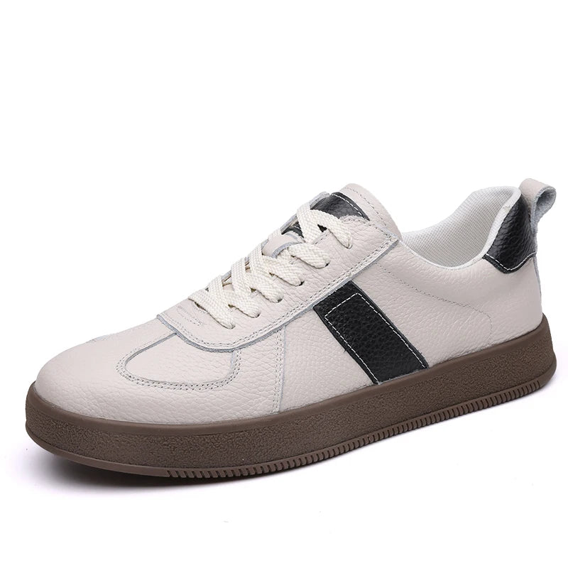New Arrival Mens Casual Shoes Versatile Leather Man Tenis Masculino Outdoor Male Skateboard Footwear Handmade Male Walking Shoes