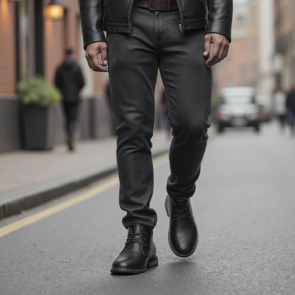 Boots Men Comfortable Brand Fashion 2025 Ankle Boots #Kd587
